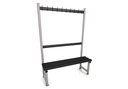1200 Cloakroom Single Bench
