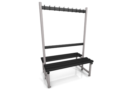 1200 Cloakroom double Bench