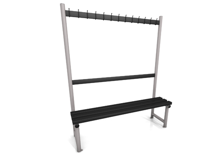 1500 cloakroom single bench