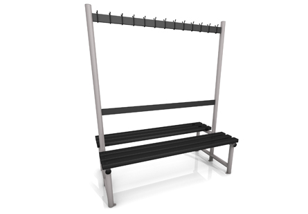 1500 Cloakroom double Bench