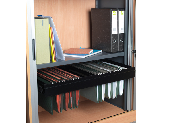 tambour cupboard inside