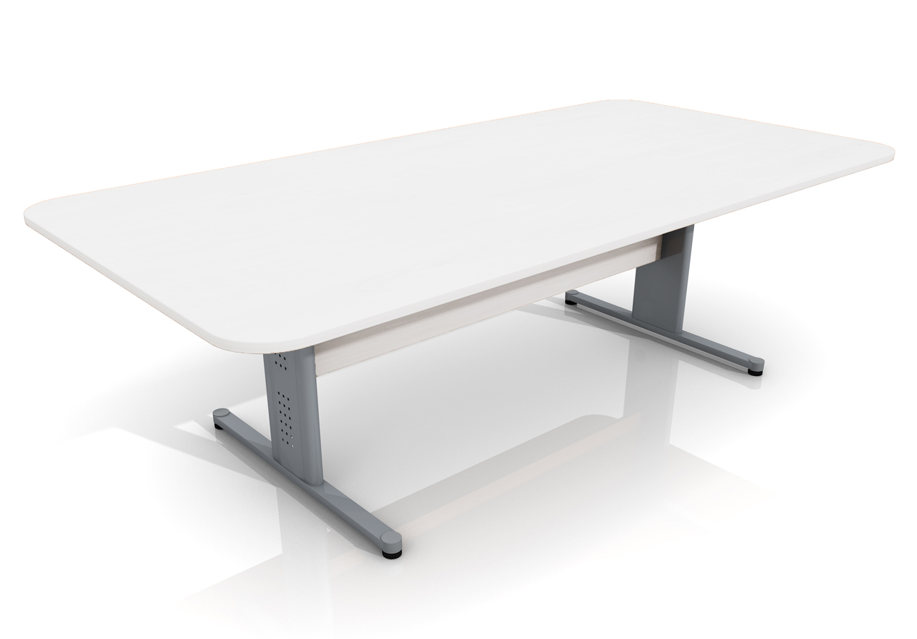 white conference table
